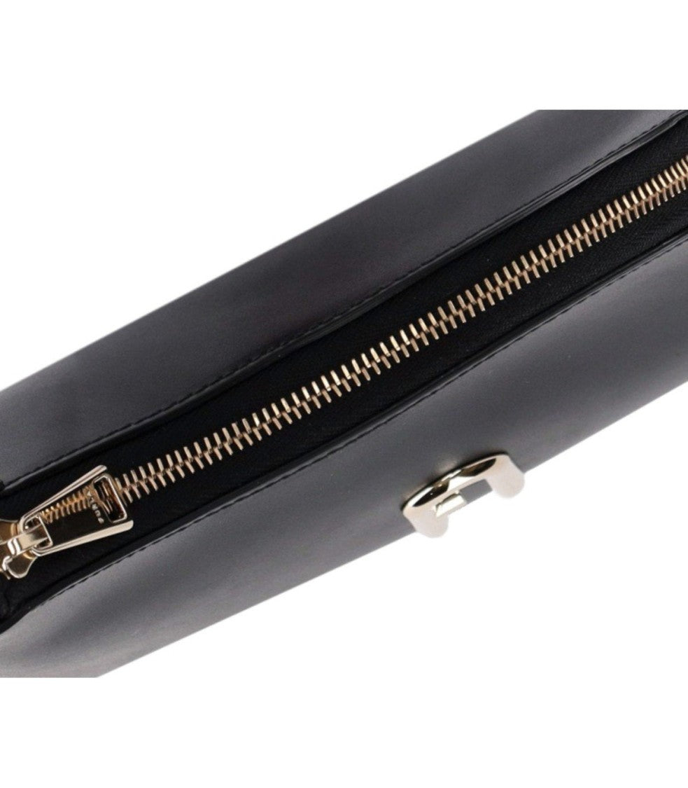 Furla Diamante Mini Black Shoulder Bag