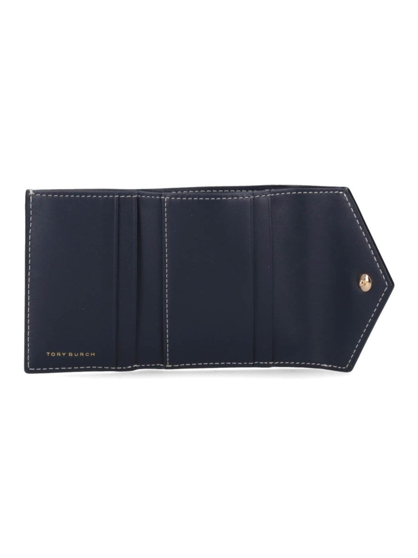 Tory Burch "T Monogram" Small Trifold Wallet