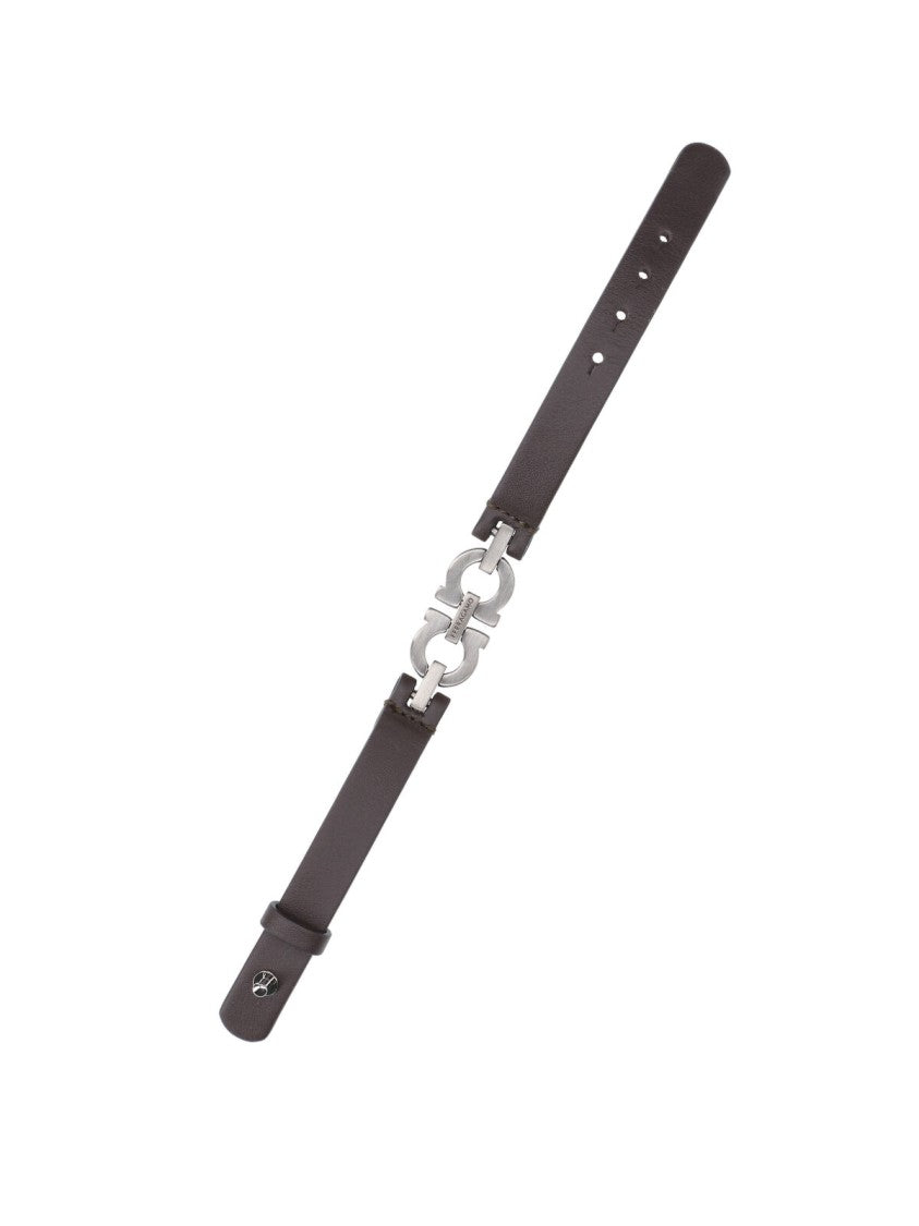 Ferragamo Polished Brown Accessories With Classic Elegance