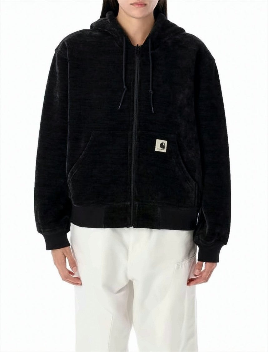 Carhartt Wip Textured Zip-Up Jacket With Attached Hood