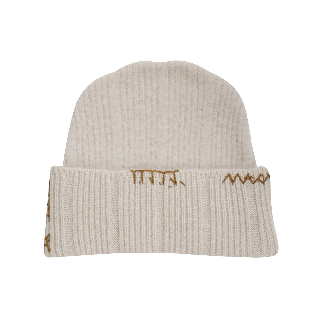 Marni Wool-Cashmere Decorative Stitch Hat