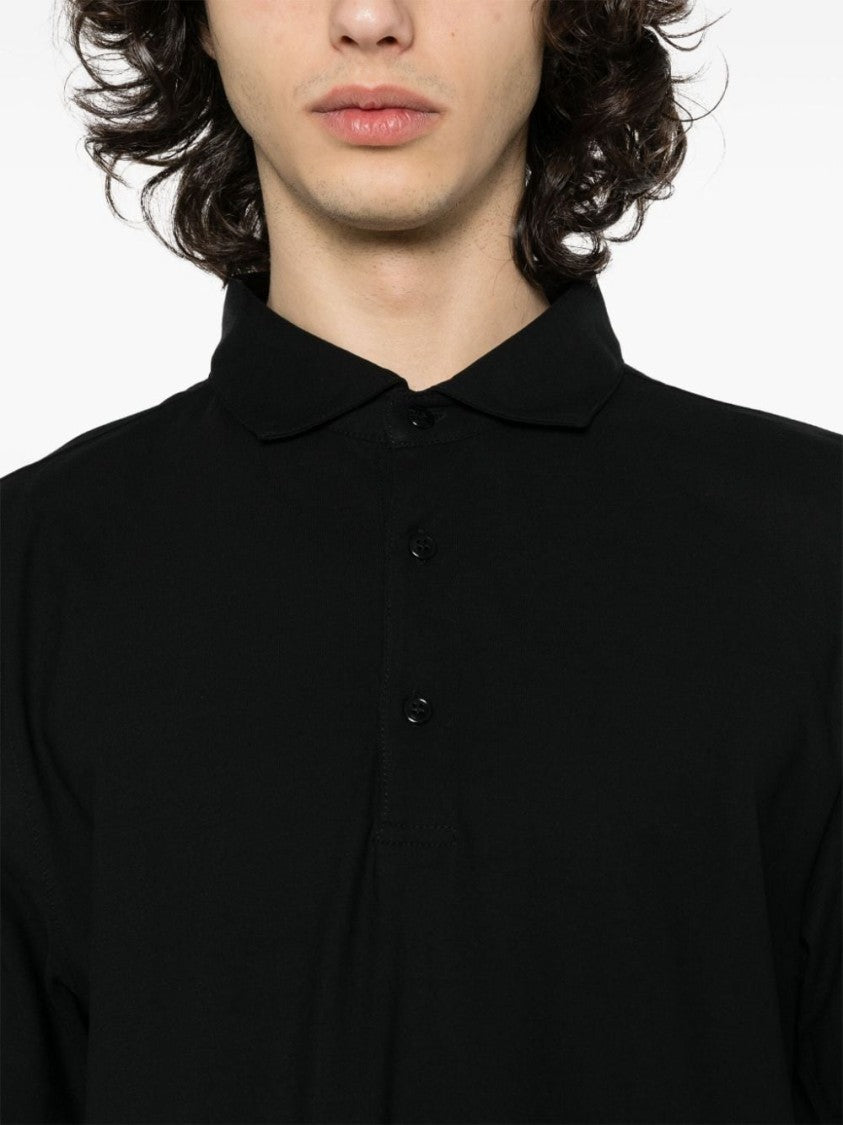 Lardini Black Polo Shirt