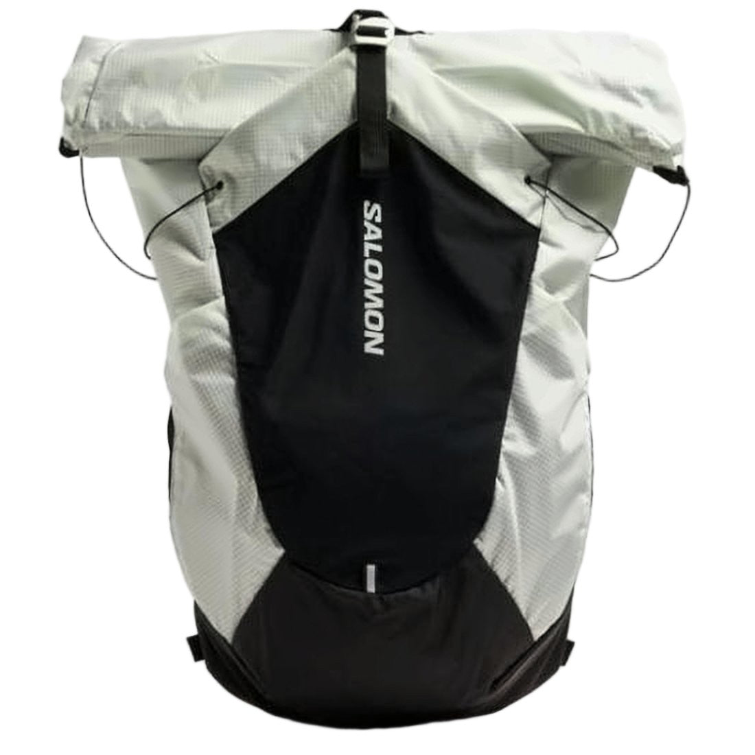 Salomon Roll-Top Backpack With Light Grey And Black Panels