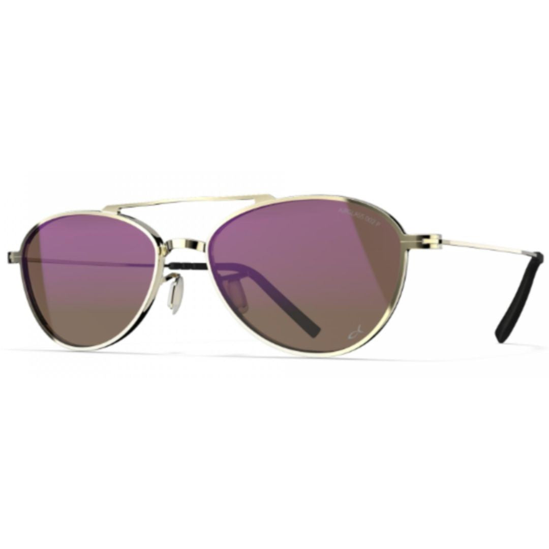 Blackfin Bf1039 Mavericks Gradient Purple Lens Sunglasses With Beta-Titanium Frame