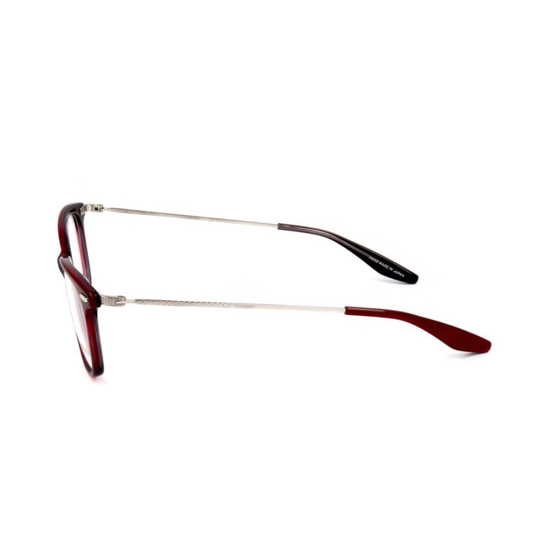 Barton Perreira Bp5020 511St Rectangular Frame Eyeglasses With Burgundy Front