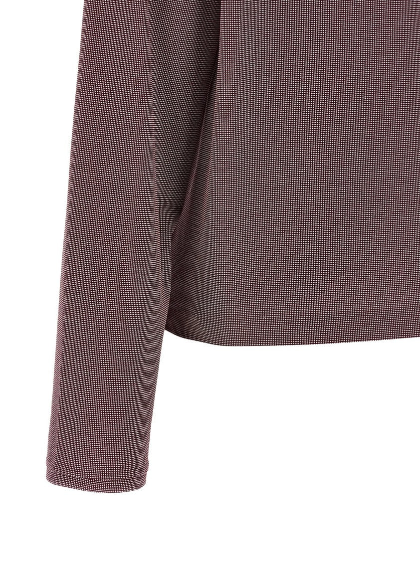 Miu Miu Jacquard Jersey T-Shirt