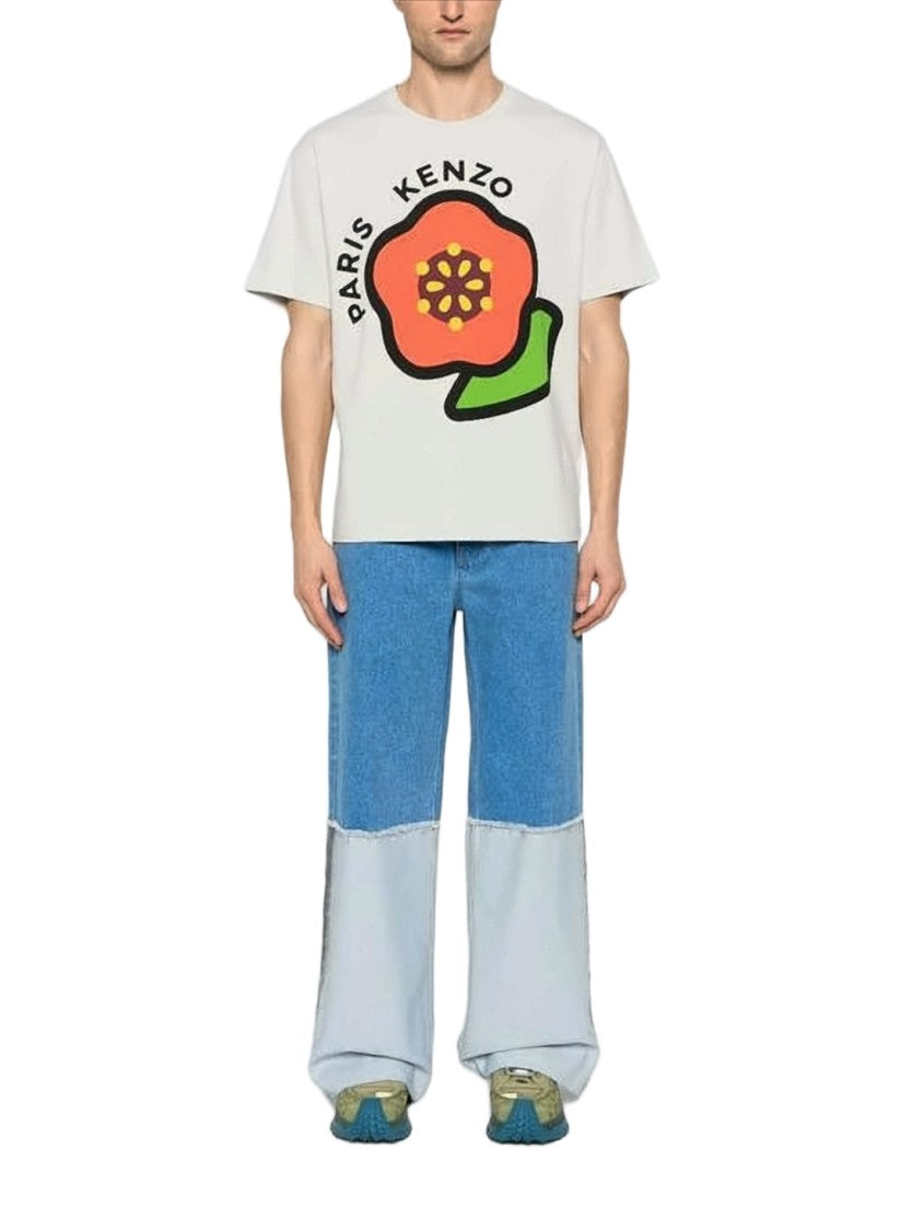 Kenzo Short-Sleeve Light Grey T-Shirt