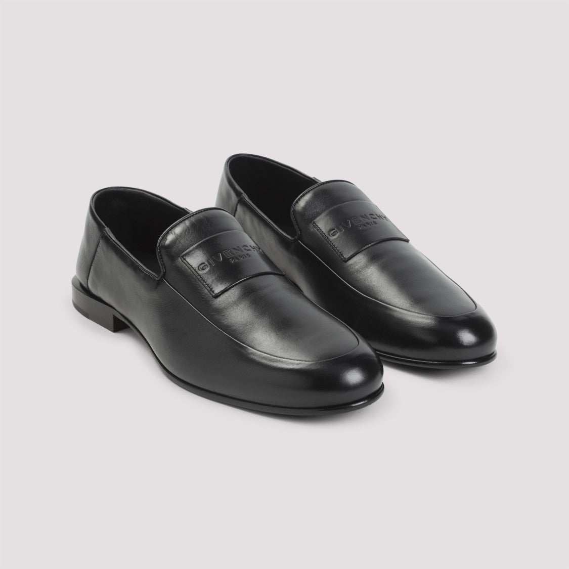 Givenchy Lamb Leather Loafers With Embossed Logo