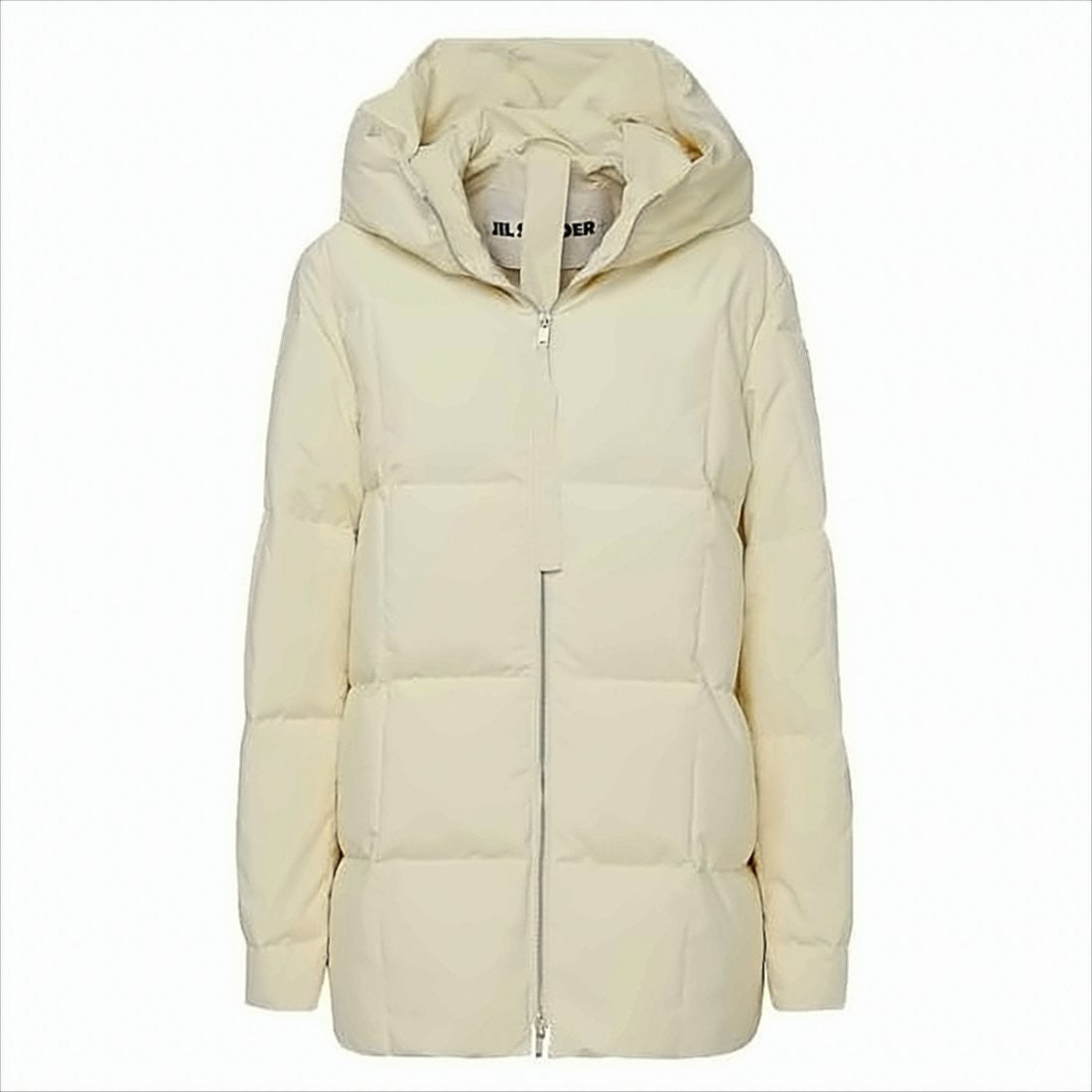 Jil Sander Quilted Padded Jacket With High Collar And Oversized Silhouette