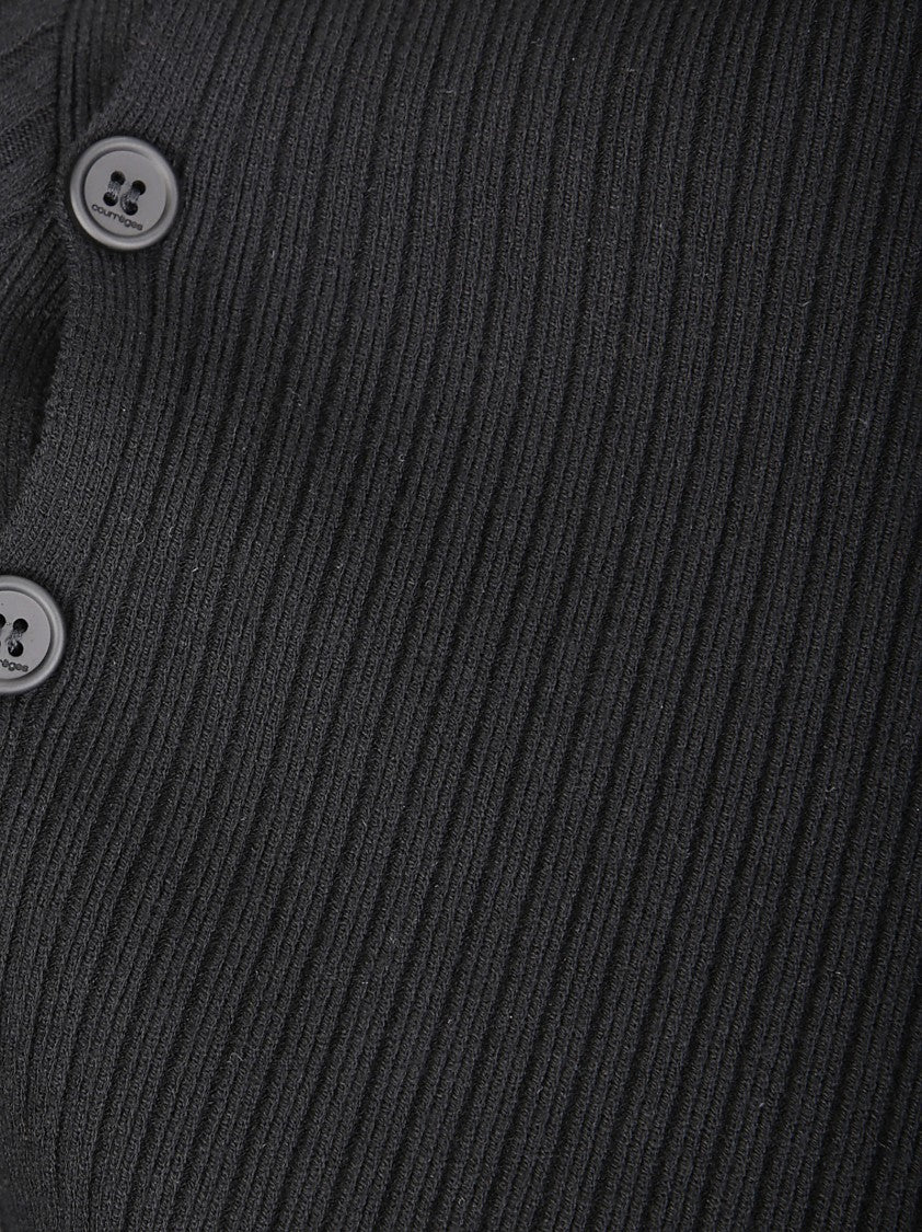 Courrèges Oblique Butonned Sweater