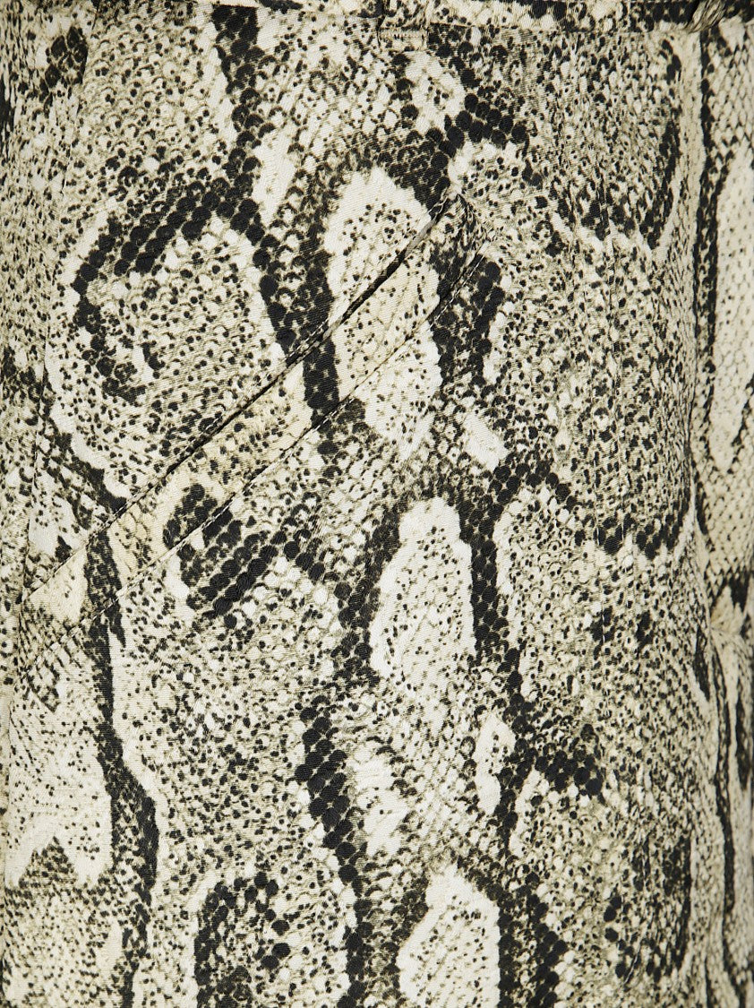 Dries Van Noten Python Skirt