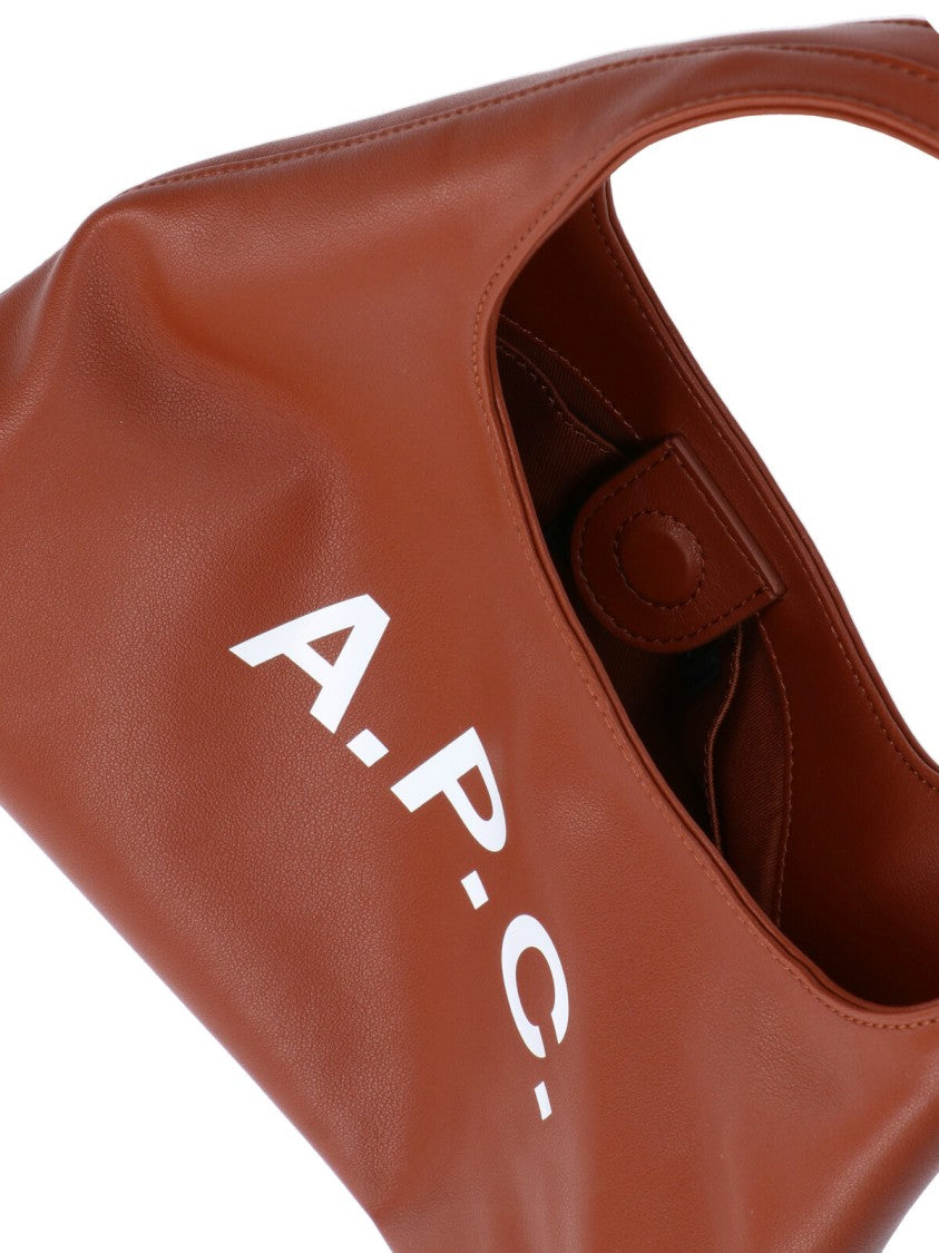 A.P.C. Brown Baby Ninon Shoulder Bag