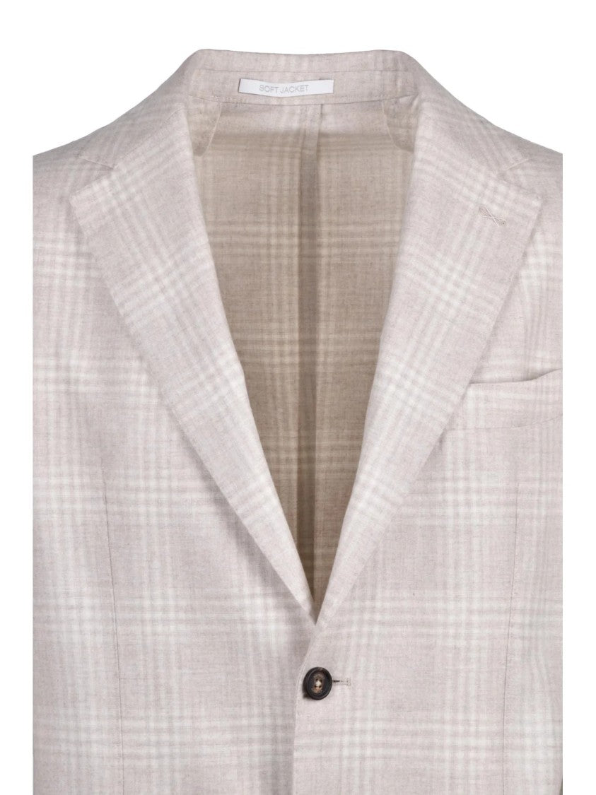 Eleventy Fitted Blazer In Luxurious Wool Silk Cashmere Blend