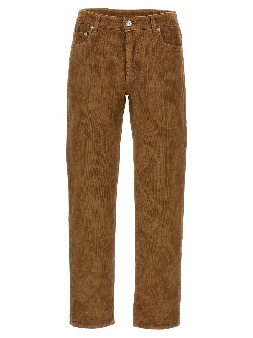 Etro Paisley' Velvet Pants