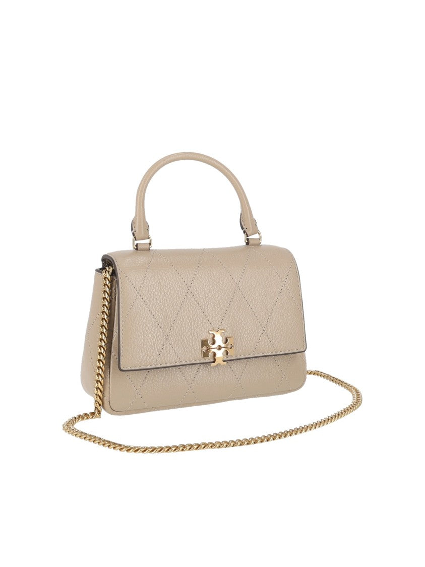 Tory Burch Charlie Quilted Top Handle Chain Wallet