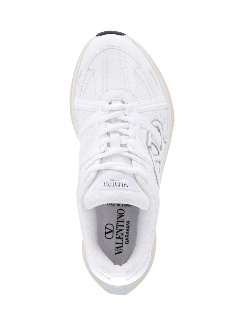 Valentino Garavani Vlogo Easyjog Low-Top Sneakers – White