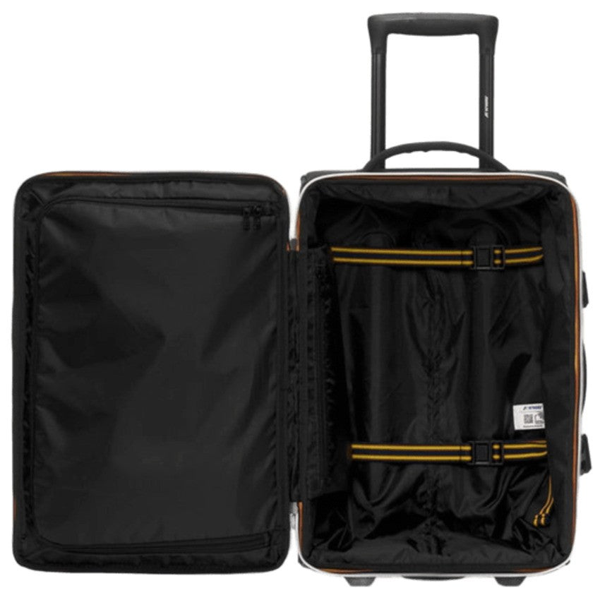K-Way Black Ripstop Nylon Travel Trolley