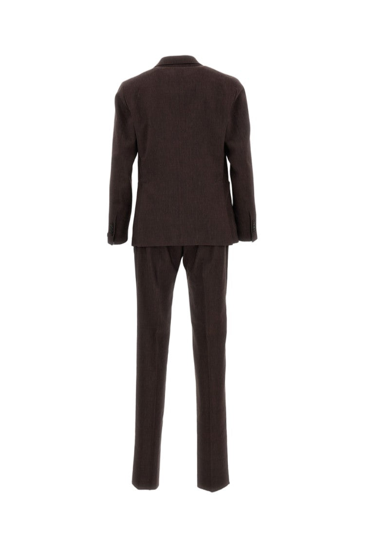 Tagliatore Montecarlo Linen Single-Breasted Suit