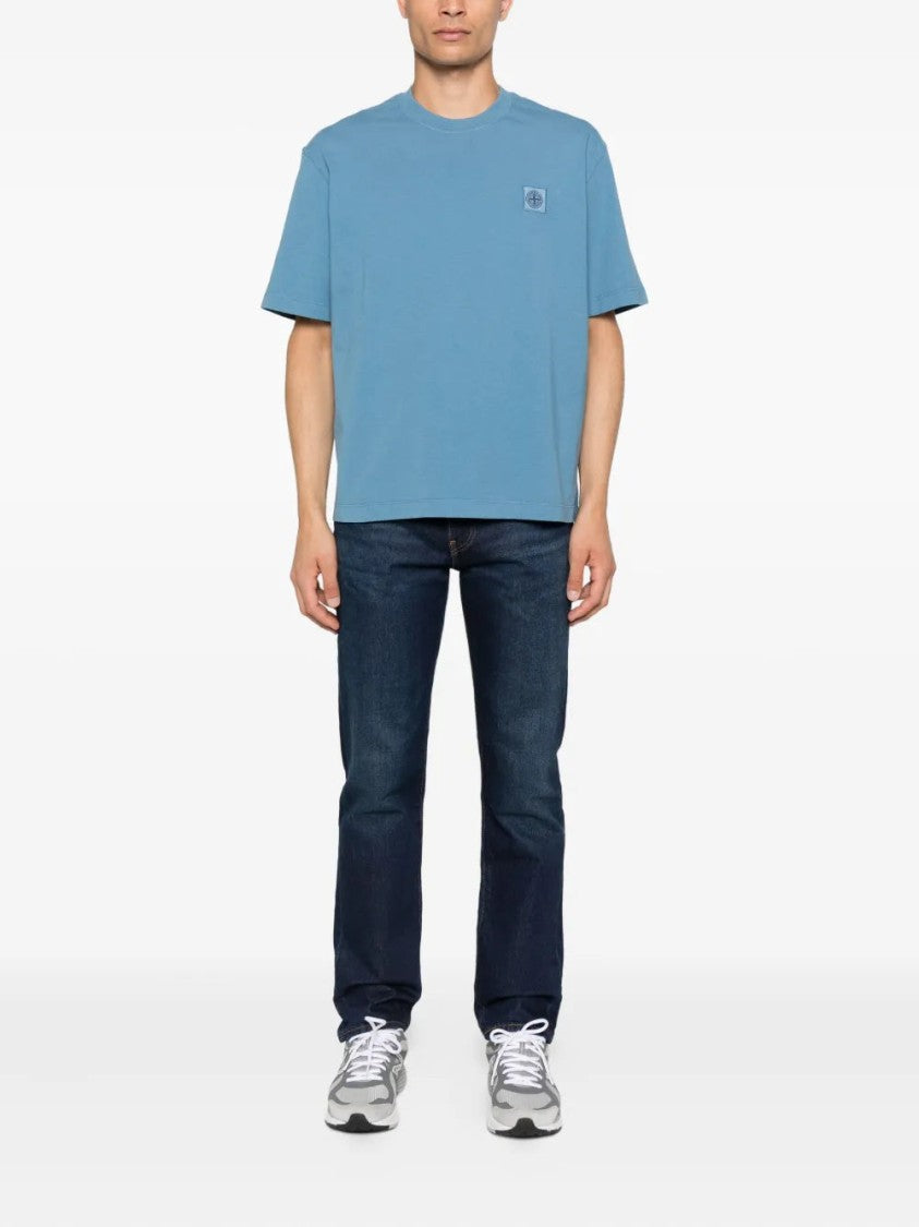 Stone Island Logo-Patch Short-Sleeve T-Shirt