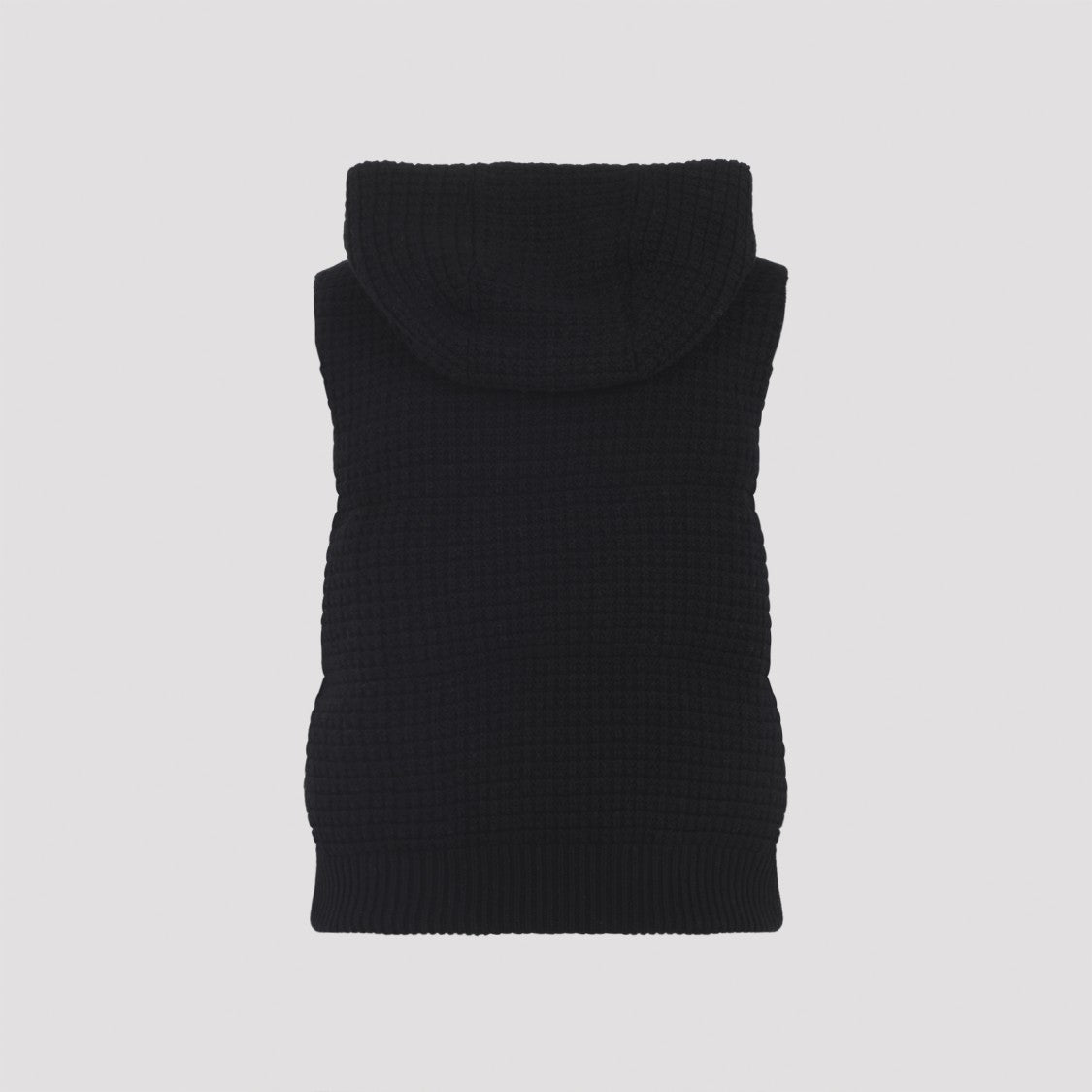 Fabiana Filippi Black Virgin Wool Padded Gilet