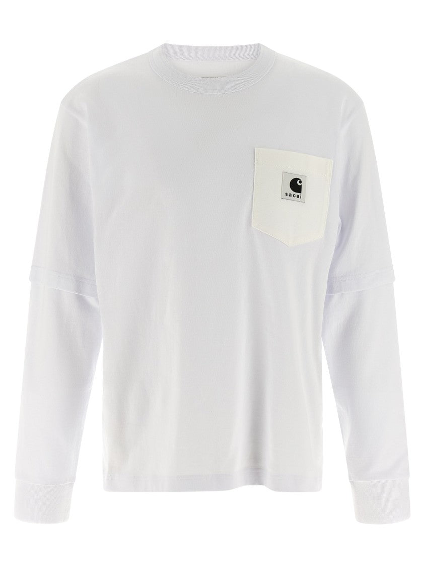 Sacai Double Layer Trompe L'oeil Sacai T-Shirt