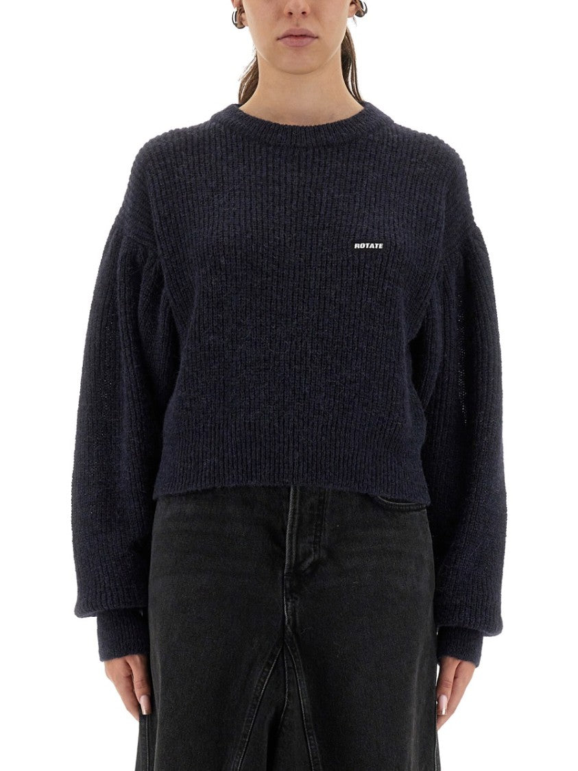 Rotate Birger Christensen Wool Puff Sweater