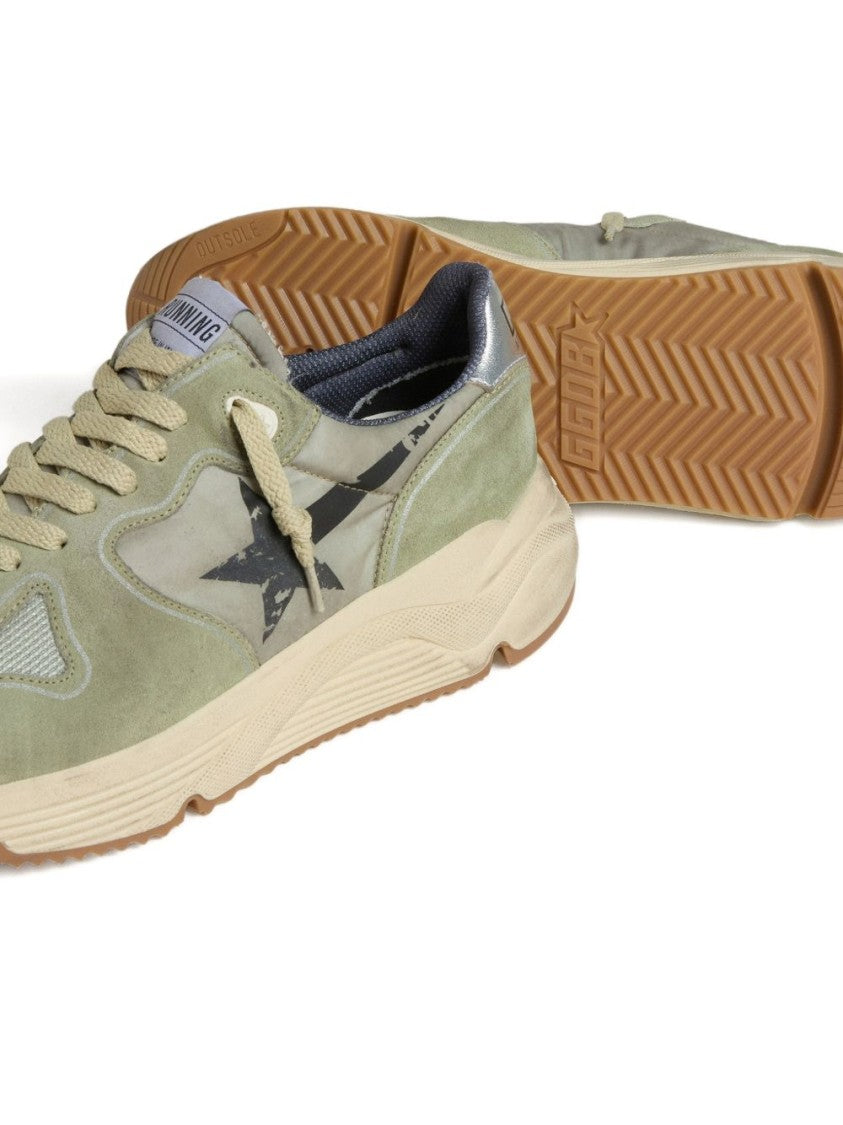 Golden Goose Silk And Nylon Graphic Detail Sneakers