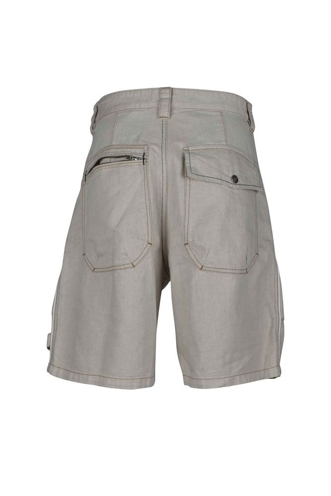 Isabel Marant Off-White Cotton Denim Bermuda Shorts
