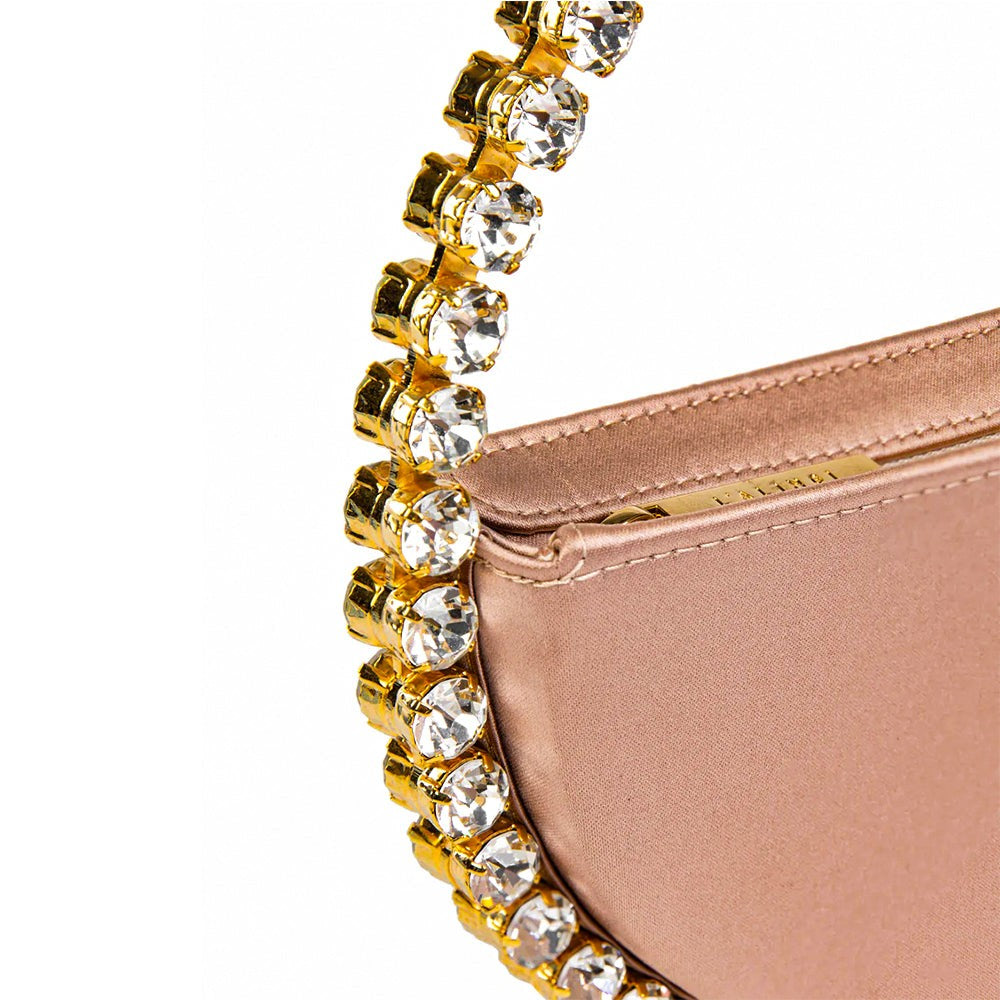 Lalingi Eternity Clutch With Gold-Plated Handle
