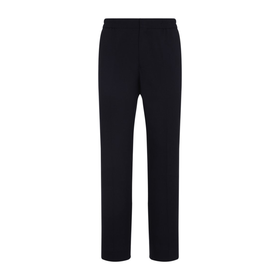 Paul Smith Tailored Blue Wool Trousers With Elastic Waistband