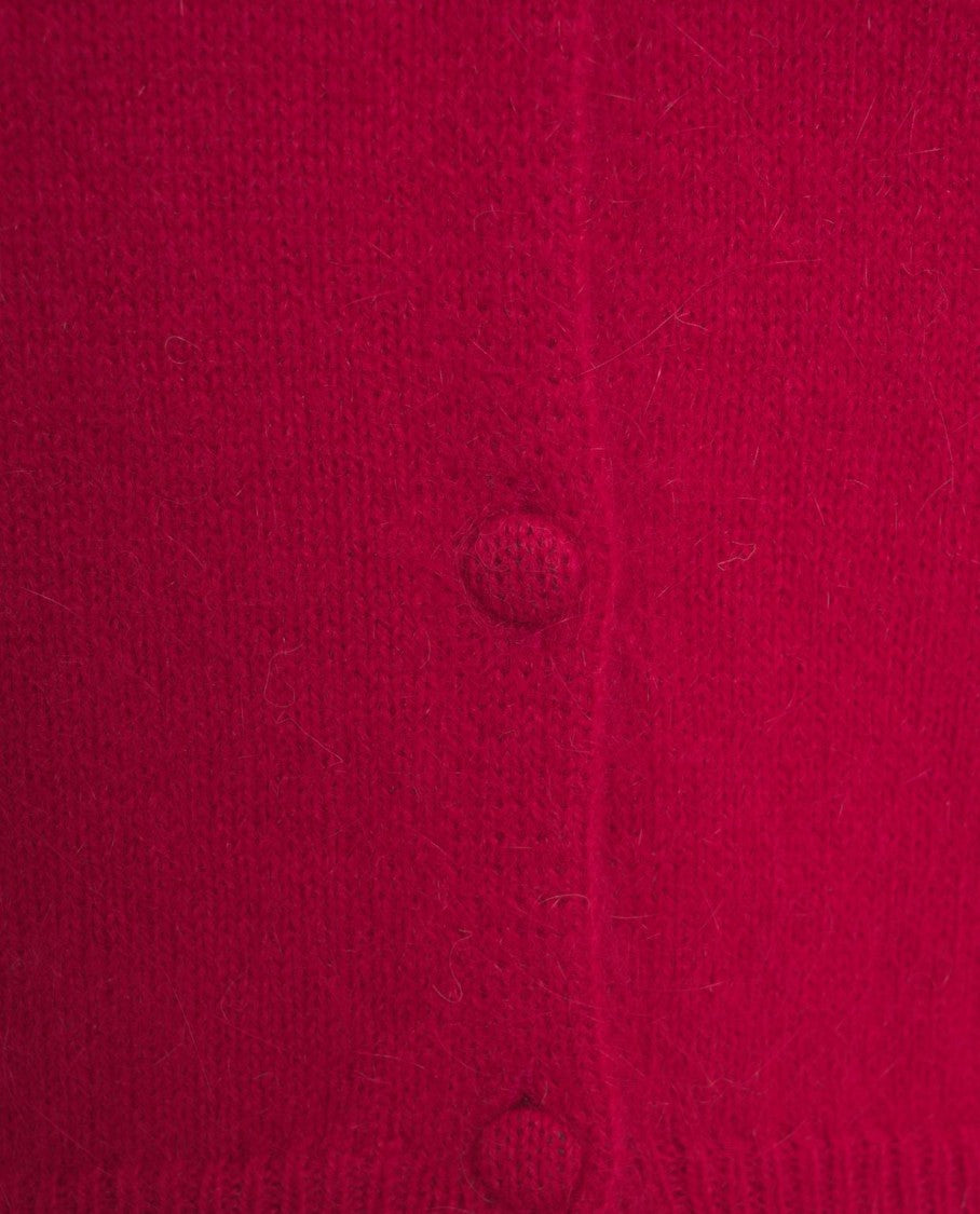 Solotre Wool Cardigan With Round Neckline