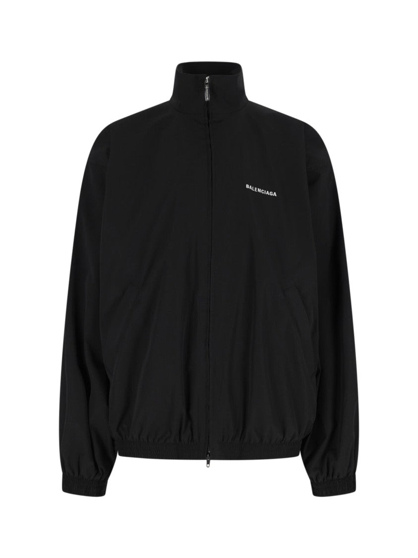 Balenciaga Logo Sports Jacket – Black