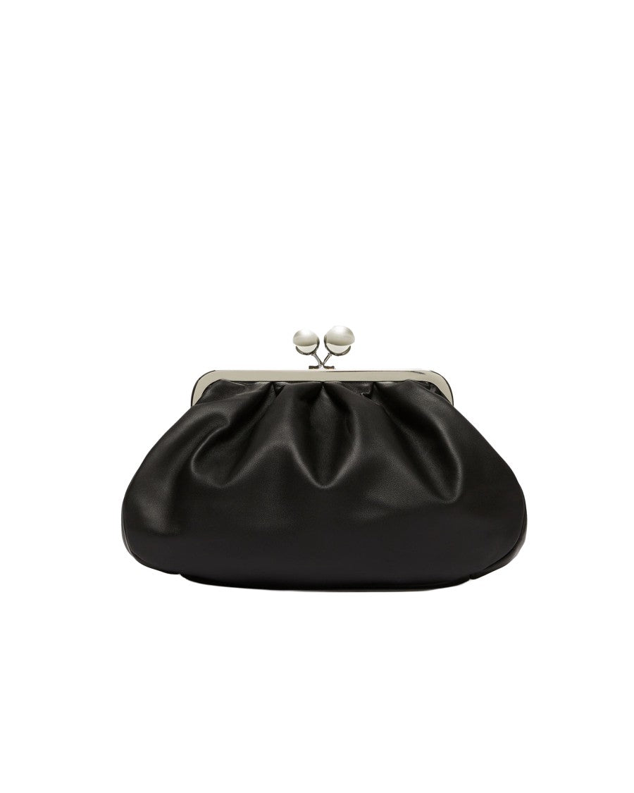 Max Mara Medium Deconstructed Lambskin Leather Bag With Detachable Straps