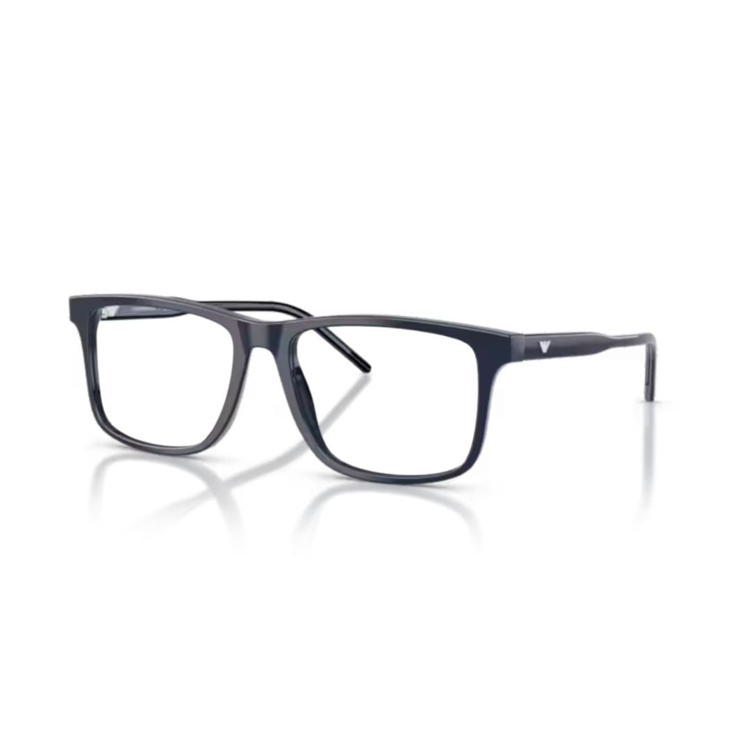 Emporio Armani 0Ea3257 Rectangular Black Acetate Eyeglasses
