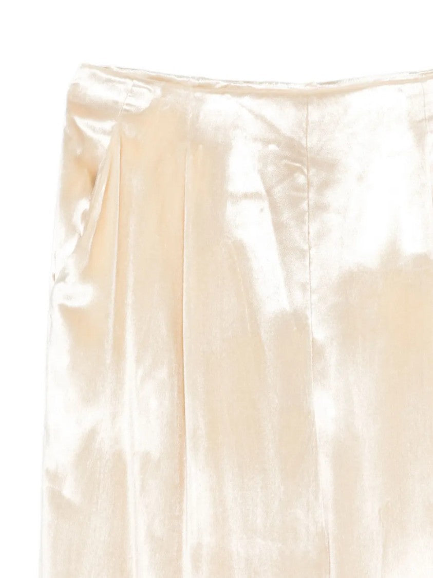 Alberta Ferretti Tailored Minimalist Sleek Finish Pants