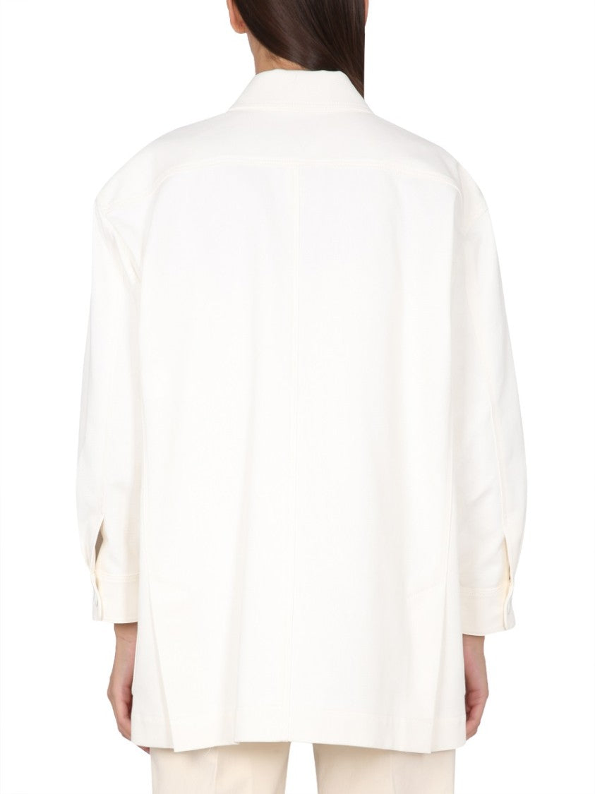 Max Mara Ragtime Jacket With Classic Collar And Button Closure