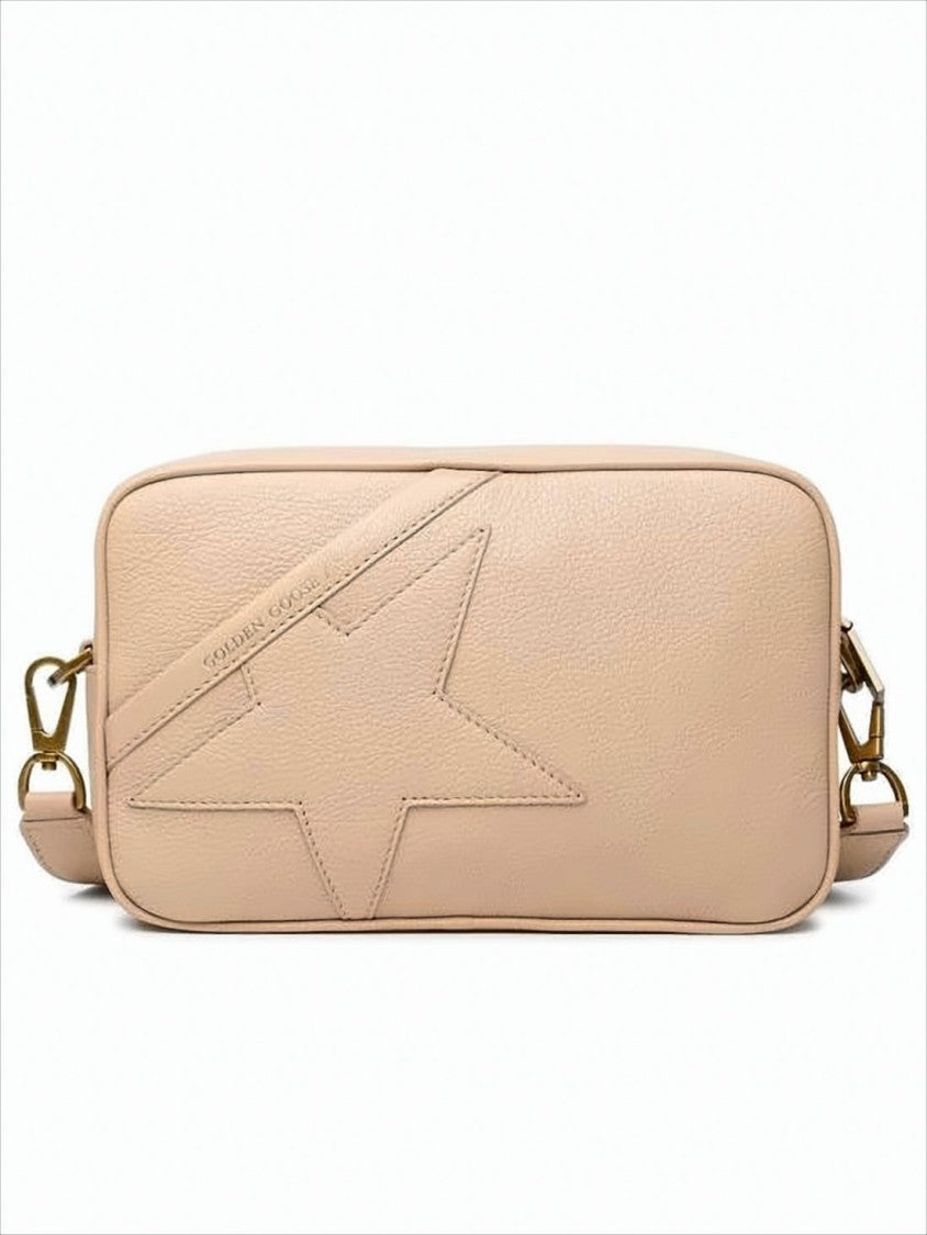 Golden Goose Textured Goat Leather Shoulder Bag