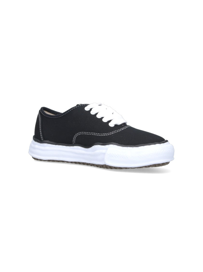 Maison Mihara Yasuhiro "Baker Og Sole Canvas" Sneakers – Black