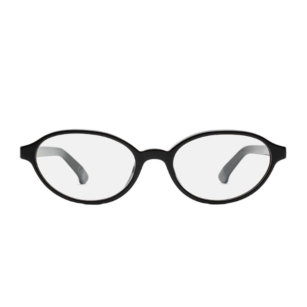 Retrosuperfuture Numero 04 Black Ultra-Thin Oval Eyeglasses
