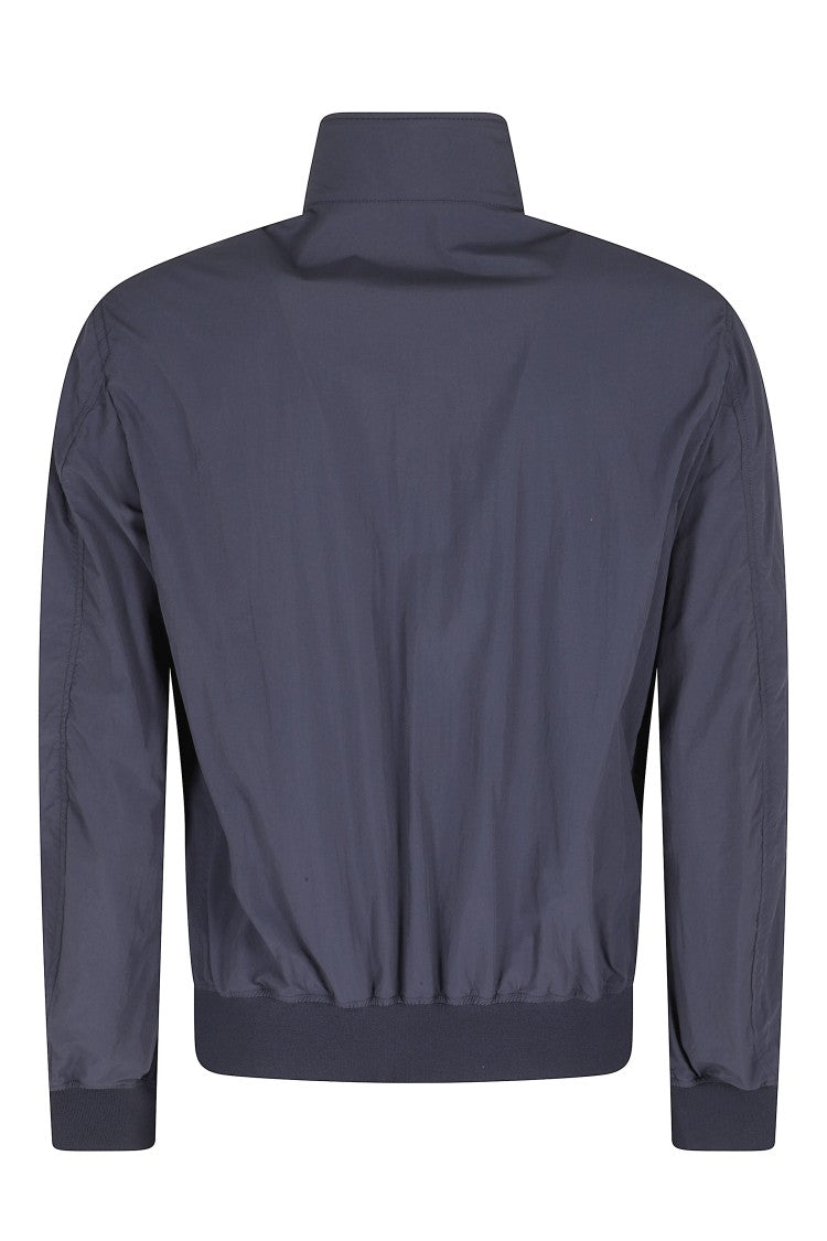 Blauer Blue Alwin Matte Effect Ribbed Trim Polyamide Jacket