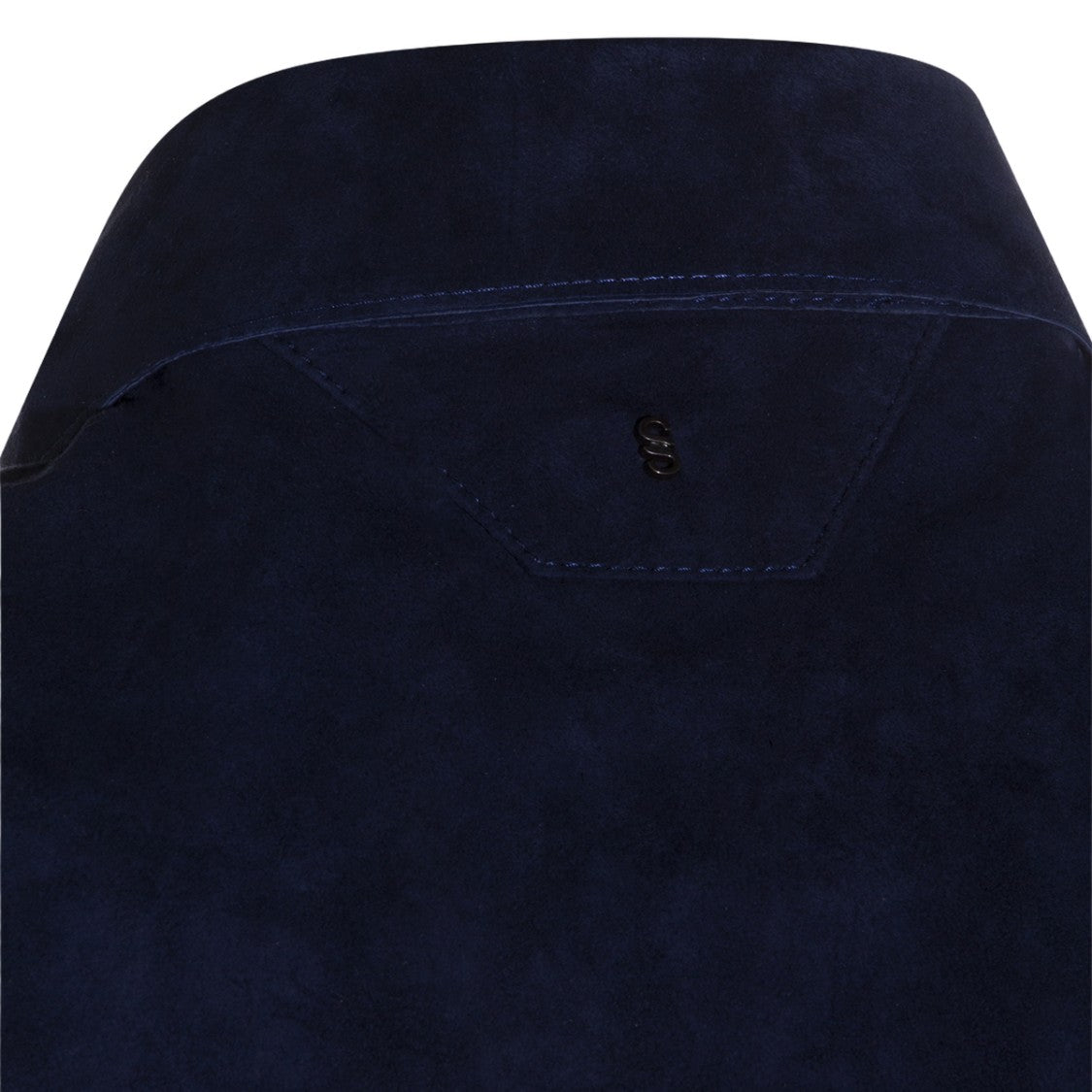 Salvatore Santoro Deep Navy Blue Suede Jacket