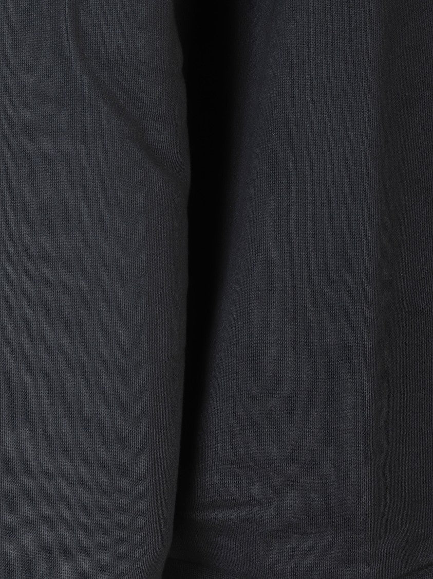 A.P.C. Black Minimalist Logo Cotton Sweatshirt