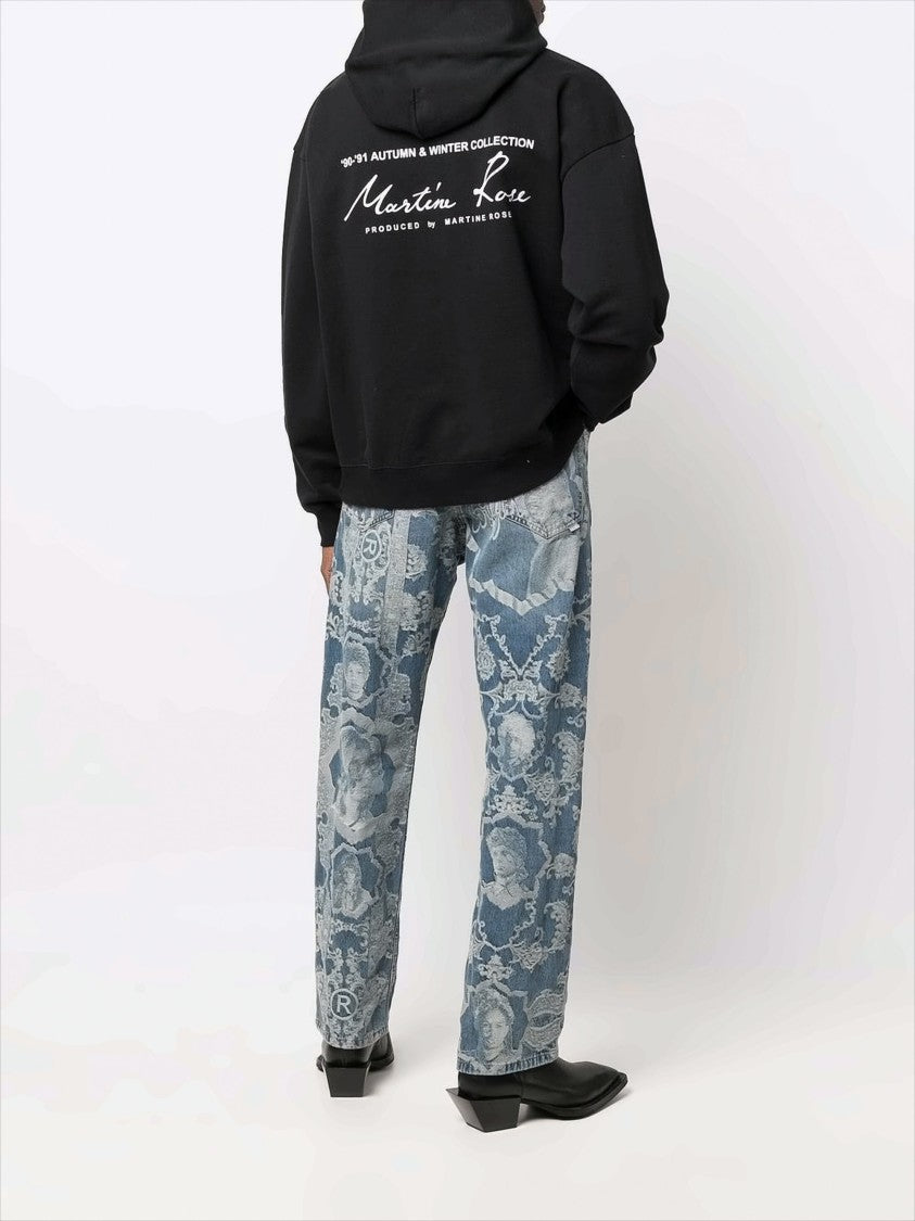 Martine Rose Relaxed Fit Black Hoodie