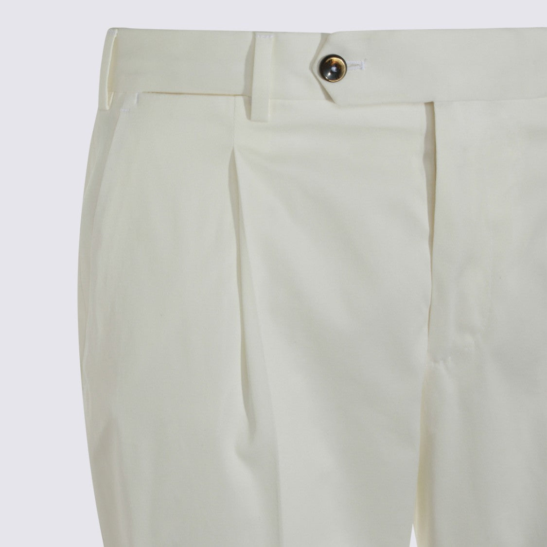 Pt Torino Tailored High-Waist Trousers With Pleated Detailing