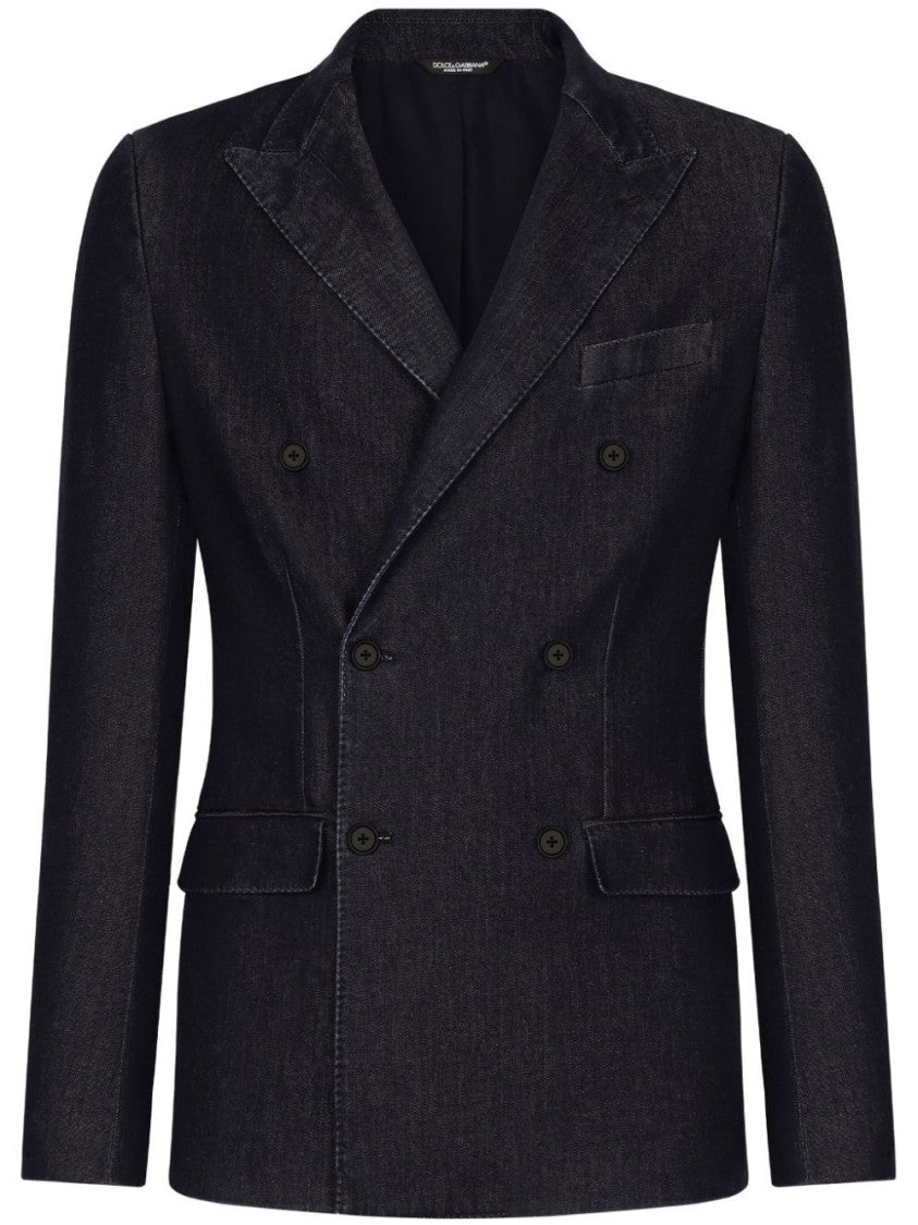 Dolce & Gabbana Tailored Double-Breasted Jacket With Classic Lapel