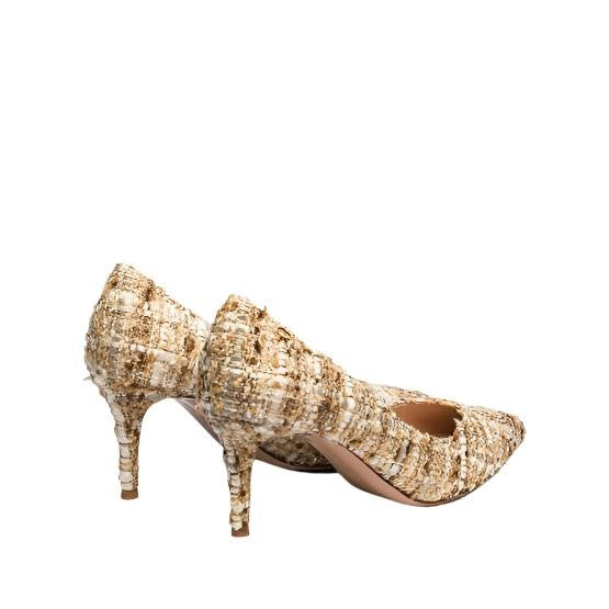 Gianvito Rossi Boucle Nude Pumps 70