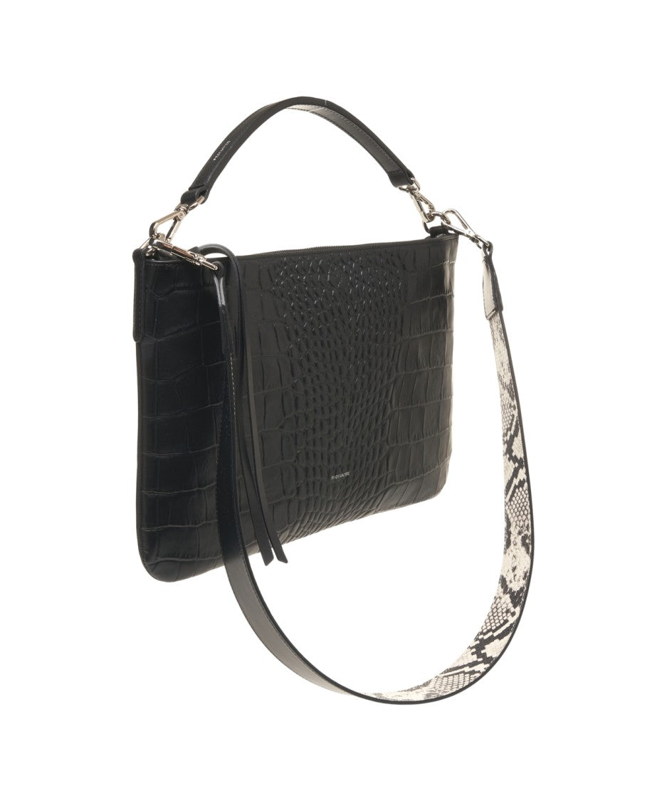 Profanter Jade' Crocco Effect Shoulder Bag