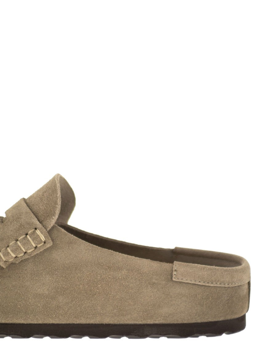 Birkenstock Naples - Suede Sabot