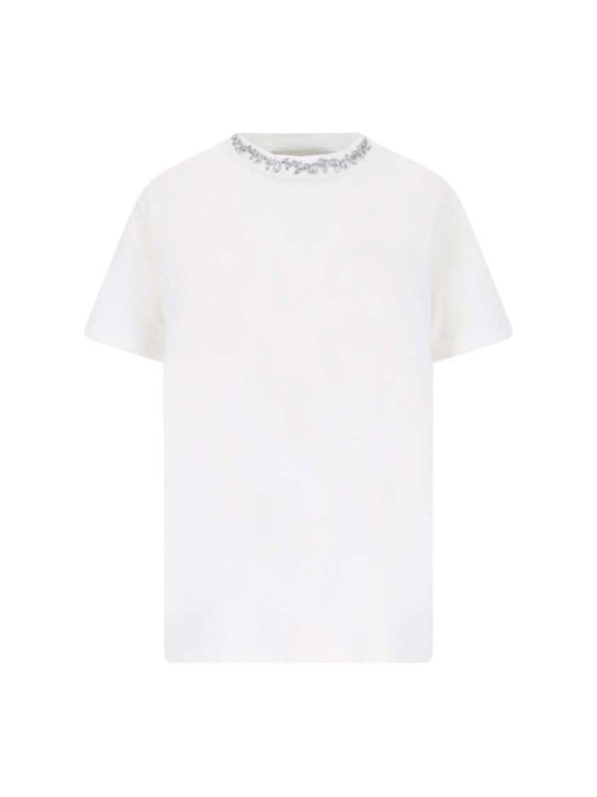 Golden Goose Crystal Detail T-Shirt – White