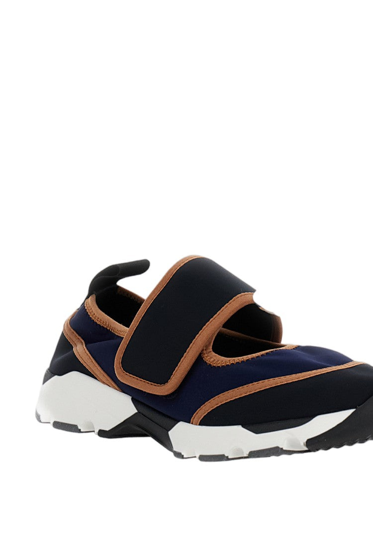 Marni Hybrid Mary Jane Ballet Flat And Running Sneakers